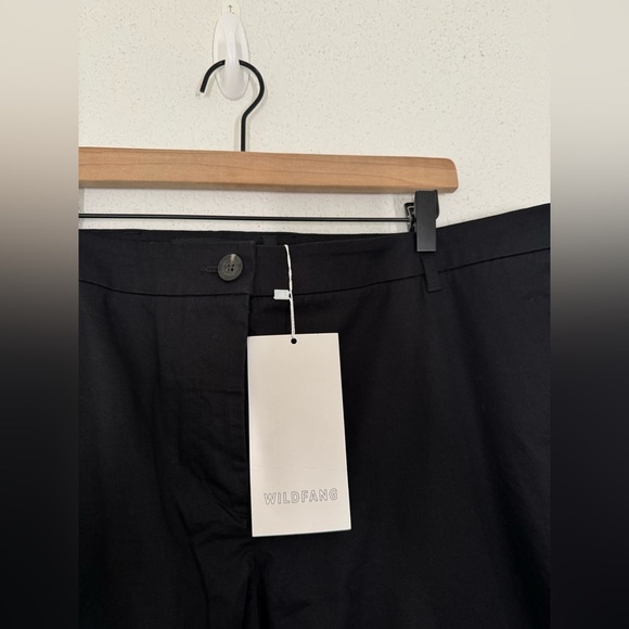 Wildfang The Essential Trouser Full Length Tapered Pants in Black Size 20W NEW - Picture 8 of 11